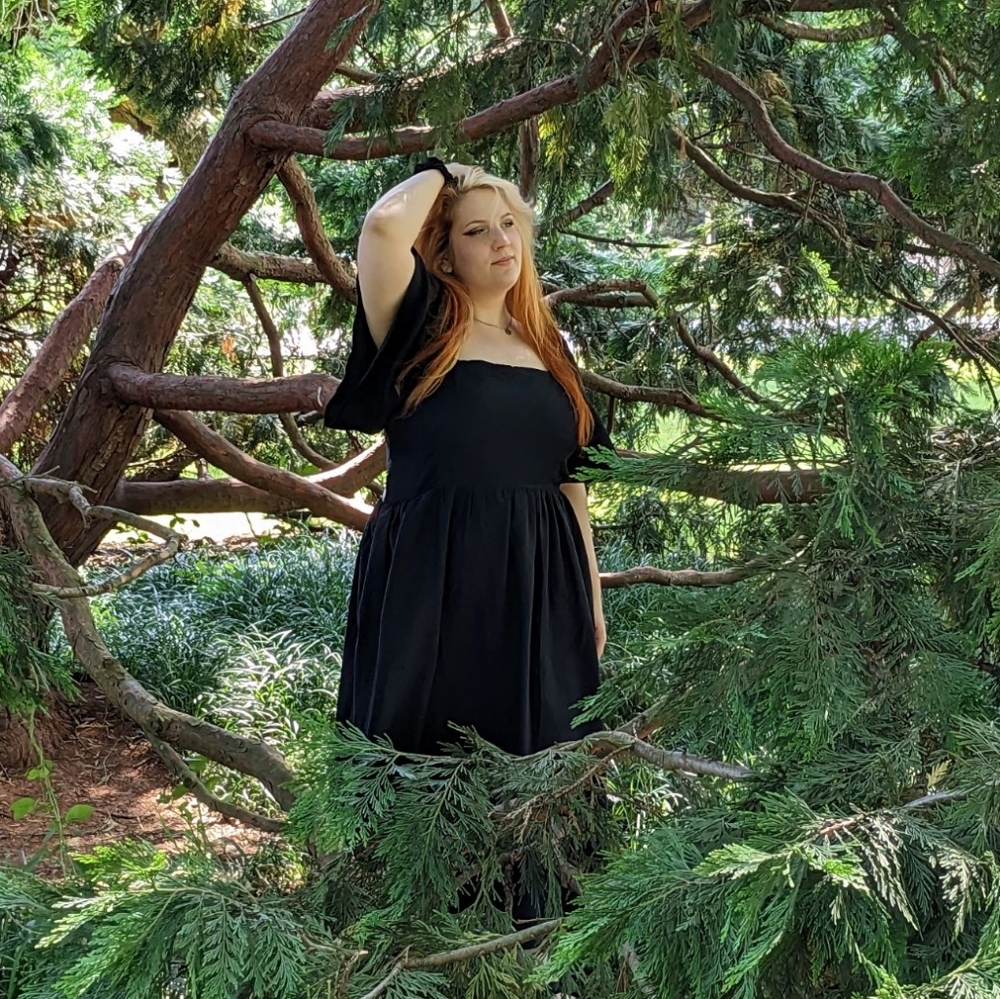 Black Target Sundress